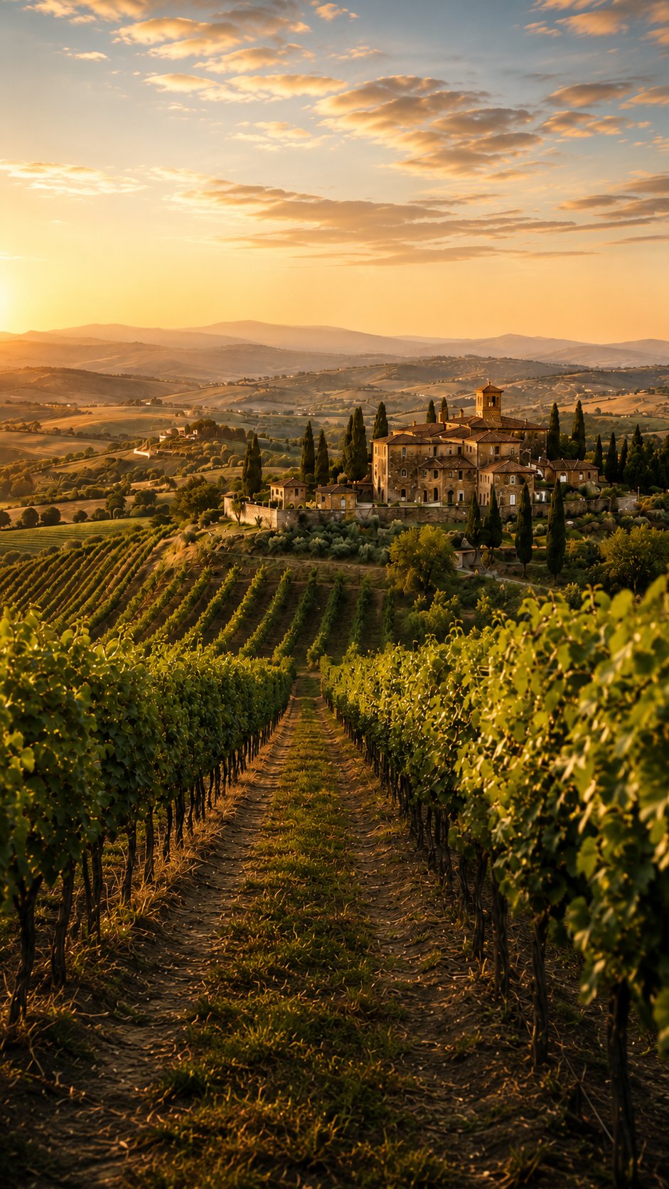 Premium vineyard estate representing UBI Importers' international beverage portfolio